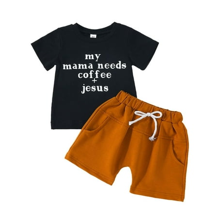 Toddler Boys Short Sleeve Letter Print T Shirt Pullover Tops Shorts Kids Outfits Summer Clothes
Toddler Boys Short Sleeve Letter Print T Shirt Pullover Tops Shorts Kids Outfits Summer Clothes