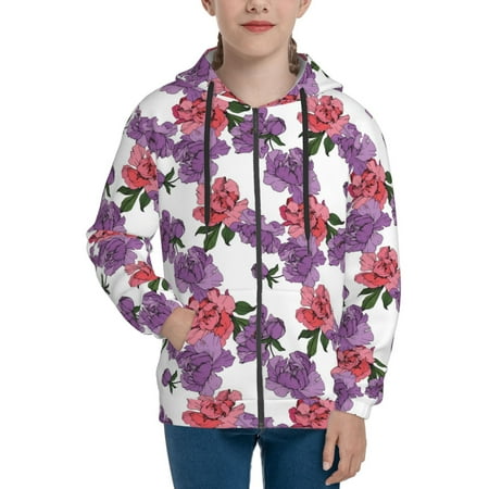 Hoodies for Teen Girls Boys Pink purple peonies Long Sleeve Youth Kids Essentials Zip Up Hoodie Lghtweight Fashion Hoodies & Sweatshirts Jacket Fall Winter Outfits Tops
Hoodies for Teen Girls Boys Pink purple peonies Long Sleeve Youth Kids Essentials Zip Up Hoodie Lghtweight Fashion Hoodies & Sweatshirts Jacket Fall Winter Outfits Tops