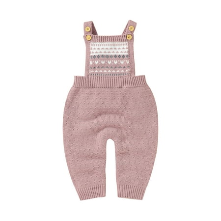 Sunisery Newborn Baby Boys Girls Warm Winter Clothes Knitted Sweater Jumpsuit Rompers Overalls Pants Outfits Pink 3-6 Months
Sunisery Newborn Baby Boys Girls Warm Winter Clothes Knitted Sweater Jumpsuit Rompers Overalls Pants Outfits Pink 3-6 Months