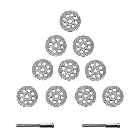 10pcs Diamond Grinding Cutting Discs Rotary Cut-off Wheels Blades with 2 Mandrels (8 Holes 22mm)
10pcs Diamond Grinding Cutting Discs Rotary Cut-off Wheels Blades with 2 Mandrels (8 Holes 22mm)
