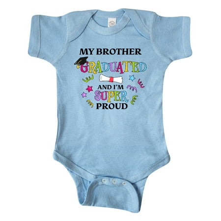 Inktastic My Brother Graduated and I m Super Proud Gift Baby Boy or Baby Girl Bodysuit
Inktastic My Brother Graduated and I m Super Proud Gift Baby Boy or Baby Girl Bodysuit