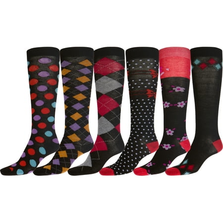 Sakkas Liea Ladies Colorful Unique Pattern / Solid Knee High Socks Assorted 6-Pack - Style4 - 9-11
Sakkas Liea Ladies Colorful Unique Pattern / Solid Knee High Socks Assorted 6-Pack - Style4 - 9-11