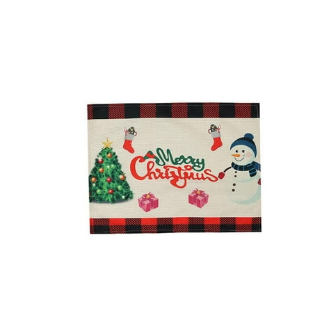Christmas Clearance! VWRXBZ Christmas Decorations Linen Printed Tablecloth Table Decoration Christmas Mat
Christmas Clearance! VWRXBZ Christmas Decorations Linen Printed Tablecloth Table Decoration Christmas Mat