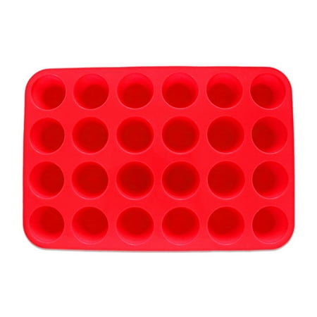 GHOONEY 12 Cavity/24 Cavity Round Hole Silica Baking Non-Stick Dessert Cake Baking Tools
GHOONEY 12 Cavity/24 Cavity Round Hole Silica Baking Non-Stick Dessert Cake Baking Tools