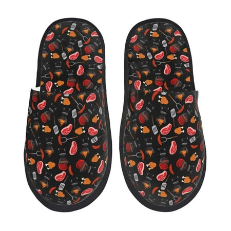 Noikeo BBQ Pattern Cozy Slippers Indoor for Women and Mens Fuzzy House Shoes Soft Plush Warm Slip-on Slippers-Large
Noikeo BBQ Pattern Cozy Slippers Indoor for Women and Mens Fuzzy House Shoes Soft Plush Warm Slip-on Slippers-Large