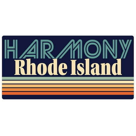 Harmony Rhode Island 5 x 2.5-Inch Fridge Magnet Retro Design