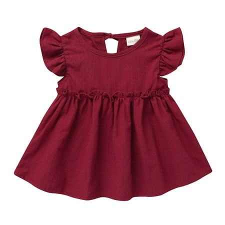 Toddler Kids Baby Girls Solid Casual A-Line Twirly Ruffle Dress Party Princess Casual Clothes For 6-12 Months
Toddler Kids Baby Girls Solid Casual A-Line Twirly Ruffle Dress Party Princess Casual Clothes For 6-12 Months