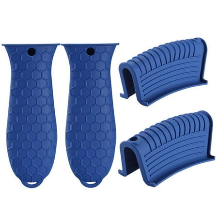 4PCS Silicone Hot Handle Holder and Silicone Auxiliary Handle Holder Iron Pan Handle Covers Pot Holder Handle Kitchen Gadget
4PCS Silicone Hot Handle Holder and Silicone Auxiliary Handle Holder Iron Pan Handle Covers Pot Holder Handle Kitchen Gadget