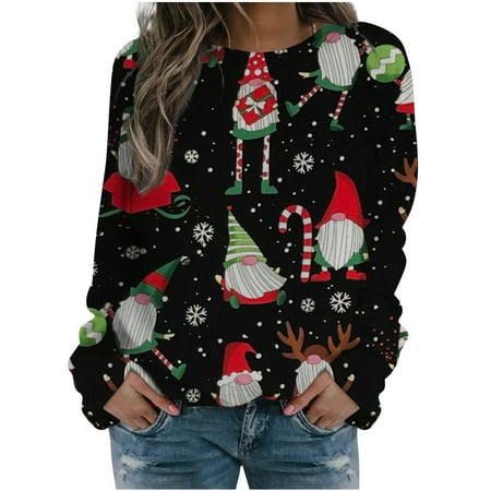 jsaierl Women s Oversized Sweatshirt Long Sleeve Gnomes Graphic Top Funny Crewneck Sweatshirt Vintage Pullover Womens Fall Fashion 2022
jsaierl Women s Oversized Sweatshirt Long Sleeve Gnomes Graphic Top Funny Crewneck Sweatshirt Vintage Pullover Womens Fall Fashion 2022