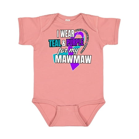 Inktastic Suicide Prevention I Wear Teal and Purple for My Mawmaw Gift Baby Boy or Baby Girl Bodysuit
Inktastic Suicide Prevention I Wear Teal and Purple for My Mawmaw Gift Baby Boy or Baby Girl Bodysuit