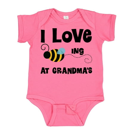 Inktastic Grandkids Visit Grandma Honey Bee Gift Baby Boy or Baby Girl Bodysuit