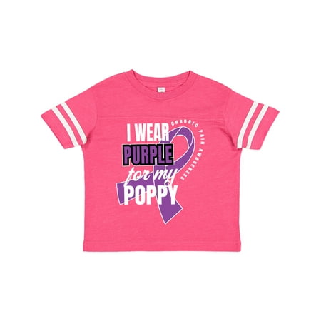 Inktastic Chronic Pain I Wear Purple For My Poppy Gift Toddler Boy or Toddler Girl T-Shirt
Inktastic Chronic Pain I Wear Purple For My Poppy Gift Toddler Boy or Toddler Girl T-Shirt