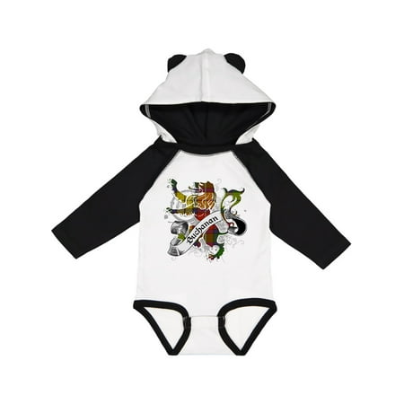 Inktastic Buchanan Tartan Lion Gift Baby Boy or Baby Girl Long Sleeve Bodysuit