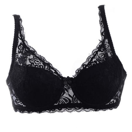 Promotion Clearance! Women Lace Underwear Minimizer Padded Lace Sheer Push Up Bra Black 90B
Promotion Clearance! Women Lace Underwear Minimizer Padded Lace Sheer Push Up Bra Black 90B