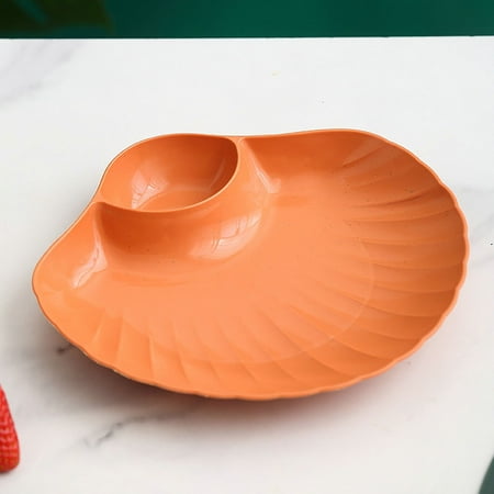 Limei Candy Plate Store Snack Shell Shape Useful Smooth Edge Dried Fruit Plate