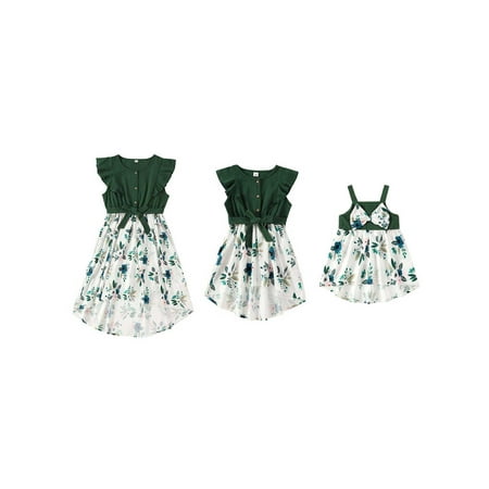Fresh Flower Print Parent-child Dress Mom Girl Baby Bow Dress Mother and Daughter Outfit
Fresh Flower Print Parent-child Dress Mom Girl Baby Bow Dress Mother and Daughter Outfit