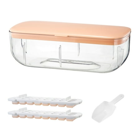 Buodes Ice Cube Tray Ice Maker Silicone Ice Tray Box Pudding Jelly Chocolate Making Mold Box with Ice Shovel Ice Cream
Buodes Ice Cube Tray Ice Maker Silicone Ice Tray Box Pudding Jelly Chocolate Making Mold Box with Ice Shovel Ice Cream