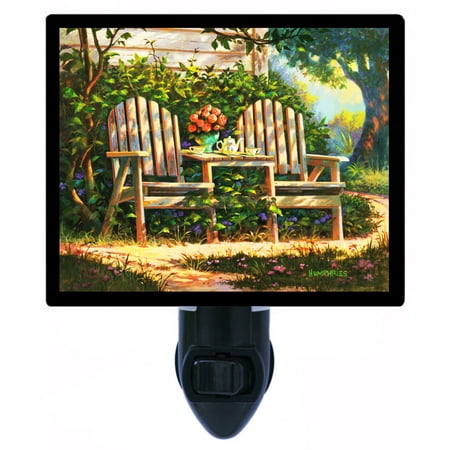 Decorative Photo Night Light Plus One Extra Free Switchable Insert. 4 Watt Bulb. Image Title: Tea for Two. Light Comes with Extra Bulb.
Decorative Photo Night Light Plus One Extra Free Switchable Insert. 4 Watt Bulb. Image Title: Tea for Two. Light Comes with Extra Bulb.