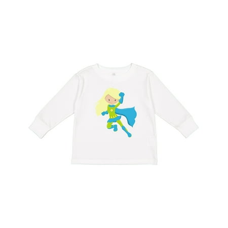 Inktastic Superhero Girl Cute Girl Blonde Hair Blue Cape Gift Toddler Toddler Girl Long Sleeve T-Shirt
Inktastic Superhero Girl Cute Girl Blonde Hair Blue Cape Gift Toddler Toddler Girl Long Sleeve T-Shirt