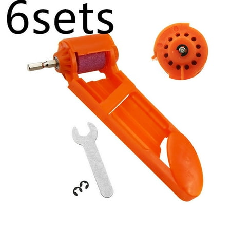 Homeex Drill Bit Diamond Sharpening Tool Orange 6sets