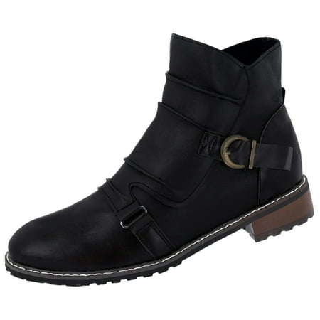 Fsqjgq Women s Lace Up Riding Boots Men Ankle Boots Autumn and Winter Fashion Color Matching Simple and Comfortable Square Heel Round Toe Zipper Men Slip Boot Black 45
Fsqjgq Women s Lace Up Riding Boots Men Ankle Boots Autumn and Winter Fashion Color Matching Simple and Comfortable Square Heel Round Toe Zipper Men Slip Boot Black 45