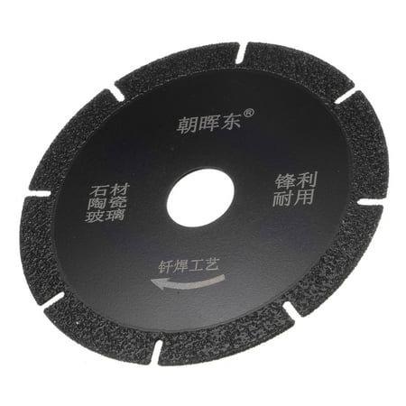 Uxcell 4.3 110mm Segmented Diamond Coated Cutting Grinding Wheel for Marble 3/4 Arbor