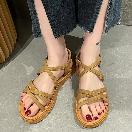 NECHOLOGY H Sandals for Women Snakeskin Women S Flat Sandals Summer Round Toe Open Toe Comfortable Size 11 Wide Women s Sandals Brown 7.5
NECHOLOGY H Sandals for Women Snakeskin Women S Flat Sandals Summer Round Toe Open Toe Comfortable Size 11 Wide Women s Sandals Brown 7.5