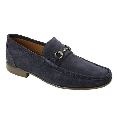 NEW Mens Peter Millar Hyperlight Nubuck Bit Loafers Navy Sz 10 M