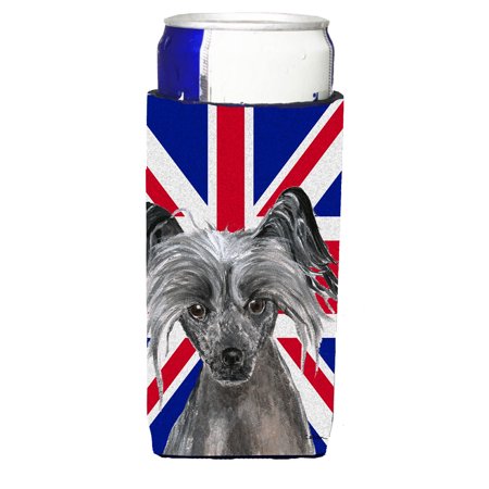 Carolines Treasures SC9857MUK Chinese Crested with English Union Jack British Flag Ultra Hugger for slim cans Slim Can
Carolines Treasures SC9857MUK Chinese Crested with English Union Jack British Flag Ultra Hugger for slim cans Slim Can