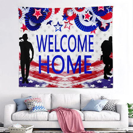 Fourth of July Hanging Banner Backdrop Party Supplies 60x52Inch American Flag Wall Hanging Decor for Kids Bedroom Living Room Dorm Decor
Fourth of July Hanging Banner Backdrop Party Supplies 60x52Inch American Flag Wall Hanging Decor for Kids Bedroom Living Room Dorm Decor