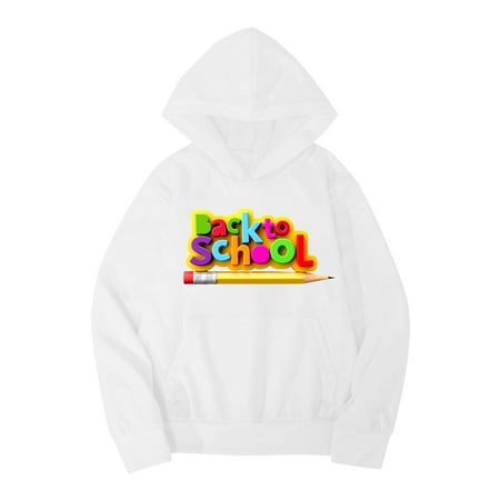 Hoodies for Girls Autumn Winter School Season Letter Printed Long Sleeve Warm And Comfortable Boys Hoodies
Hoodies for Girls Autumn Winter School Season Letter Printed Long Sleeve Warm And Comfortable Boys Hoodies
