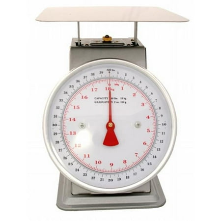 Zenport AZD40-4PK Mechanical Platform Dial Scale 40 lbs.- Box of 4