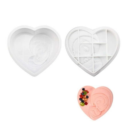 Ovzne Silicone French Cake Molds Jelly Chocolate Ice Cream Dessert