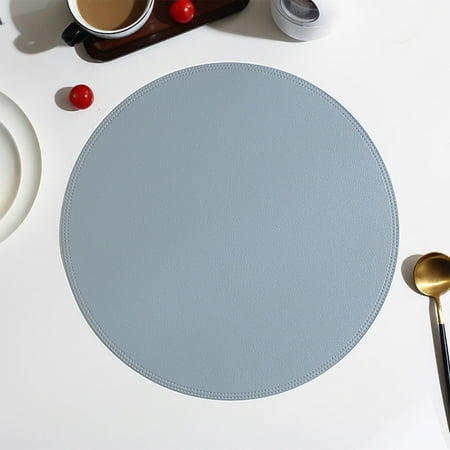 Clearance Sales Tusihei New Placemats Set Faux Leather Placemats Round Solid Colour Placemats Coffee Mats Kitchen Table Mats Non-Slip Place Mats Decor Table Pad Clearance Sales 14.96x14.96in
Clearance Sales Tusihei New Placemats Set Faux Leather Placemats Round Solid Colour Placemats Coffee Mats Kitchen Table Mats Non-Slip Place Mats Decor Table Pad Clearance Sales 14.96x14.96in