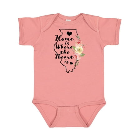 Inktastic Illinois Home is Where the Heart is with Watercolor Floral Gift Baby Boy or Baby Girl Bodysuit
Inktastic Illinois Home is Where the Heart is with Watercolor Floral Gift Baby Boy or Baby Girl Bodysuit