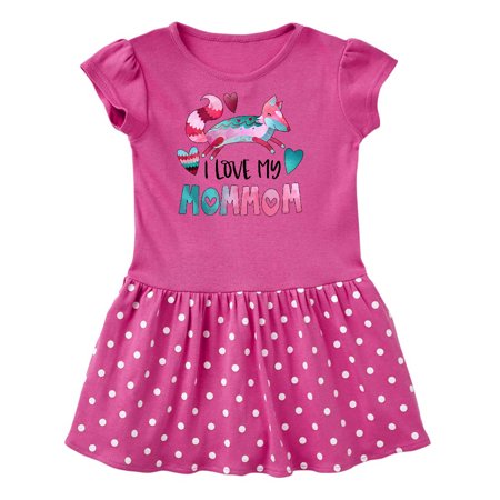 Inktastic I Love My MomMom Pink and Blue Fox with Hearts Gift Toddler Girl Dress
Inktastic I Love My MomMom Pink and Blue Fox with Hearts Gift Toddler Girl Dress