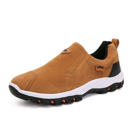 Mens Hiking Shoes Laceless Suede Breathable Slip Resistant Boots Lightweight Sneakers for Outdoor Activity Hiking Walking
Mens Hiking Shoes Laceless Suede Breathable Slip Resistant Boots Lightweight Sneakers for Outdoor Activity Hiking Walking
