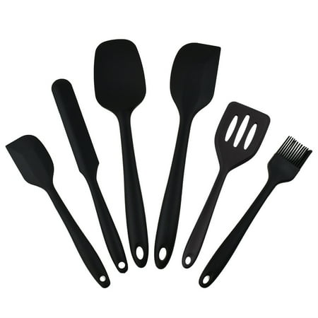 6 Pcs Set Silicone Spatula Integrated Cake Cream Spatula Multi-Function Baking Tool (Black)
6 Pcs Set Silicone Spatula Integrated Cake Cream Spatula Multi-Function Baking Tool (Black)