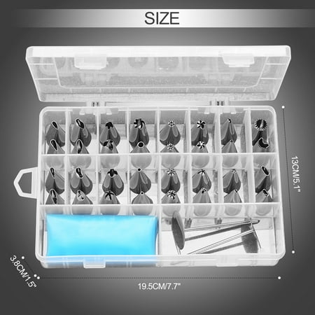 38PCS/Set Stainless Confectioner Piping Pastry Tips Baking Tool Sphere Cream For Cake Cupcake Biscuit Dessert
38PCS/Set Stainless Confectioner Piping Pastry Tips Baking Tool Sphere Cream For Cake Cupcake Biscuit Dessert