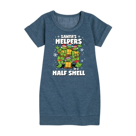Teenage Muntant Ninja Turtle - Santas Helpers In A Half Shell - Toddler And Youth Girls Fleece Dress
Teenage Muntant Ninja Turtle - Santas Helpers In A Half Shell - Toddler And Youth Girls Fleece Dress