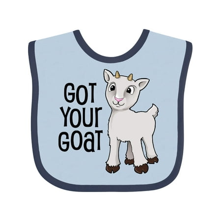Inktastic Got Your Goat- cute Gift Baby Boy or Baby Girl Bib