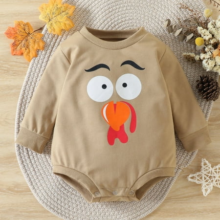 Hunpta Infant Boys Girls Thanksgiving Day Long Sleeve Cartoon Prints Pullover Romper Newborn Sweatshirt Bodysuits Tops
Hunpta Infant Boys Girls Thanksgiving Day Long Sleeve Cartoon Prints Pullover Romper Newborn Sweatshirt Bodysuits Tops