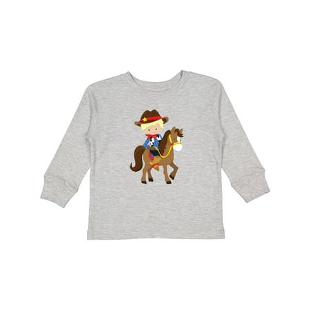 Inktastic Cowboy Sheriff Horse Western Blond Hair Gift Toddler Boy Girl Long Sleeve T-Shirt
Inktastic Cowboy Sheriff Horse Western Blond Hair Gift Toddler Boy Girl Long Sleeve T-Shirt