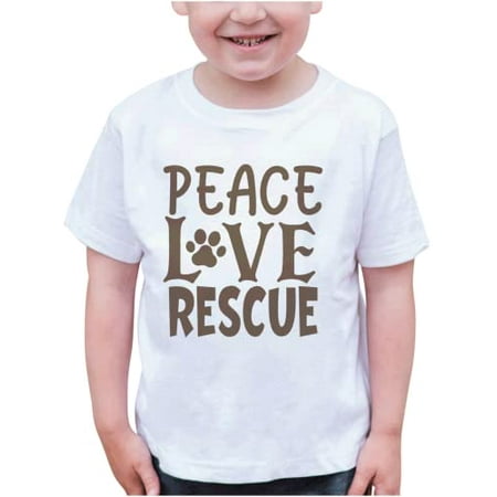 7 ate 9 Apparel Kids Pet Lover Shirts - Peace Love Rescue White T-Shirt 12 Months
7 ate 9 Apparel Kids Pet Lover Shirts - Peace Love Rescue White T-Shirt 12 Months