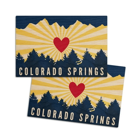 Colorado Springs Heart and Treeline Mountains (4x6 Birch Wood Postcards 2-Pack Stationary Rustic Home Wall Decor)
Colorado Springs Heart and Treeline Mountains (4x6 Birch Wood Postcards 2-Pack Stationary Rustic Home Wall Decor)