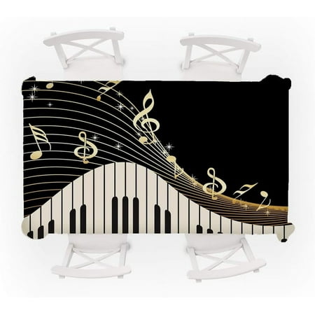 Piano and Music Note Tablecloths 54 Square Instrument Melodic Dining Room Kitchen Table Cloth Cover Tabletop Decoration
Piano and Music Note Tablecloths 54 Square Instrument Melodic Dining Room Kitchen Table Cloth Cover Tabletop Decoration