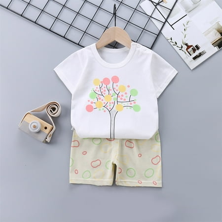Leutsin Toddler Kids Baby Boys Girls Fashion Cute Short Sleeve Cartoon Print Casual Suit
Leutsin Toddler Kids Baby Boys Girls Fashion Cute Short Sleeve Cartoon Print Casual Suit