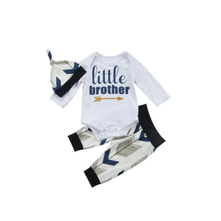 Diconna 0-24M Baby Boy Clothes Long Sleeve Letter Bodysuits+Printed Pants+Hat 3pcs Toddler Newborn Clothing Set Casual Outfits
Diconna 0-24M Baby Boy Clothes Long Sleeve Letter Bodysuits+Printed Pants+Hat 3pcs Toddler Newborn Clothing Set Casual Outfits