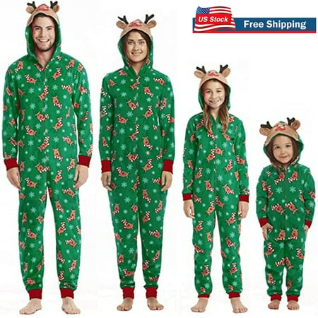 ZIYIXIN Christmas Family Matching Hoodie Pajamas Reindeer Romper Long Sleeve One Piece Jumpsuit Zipper Pjs for Adult Kids Baby
ZIYIXIN Christmas Family Matching Hoodie Pajamas Reindeer Romper Long Sleeve One Piece Jumpsuit Zipper Pjs for Adult Kids Baby