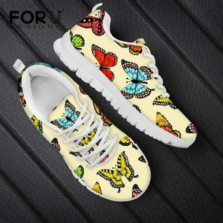 Beautiful Butterfly Print Women Casual Flat Shoe Lightweight Sneaker Summer Mesh Breathable Lace-up Shoes for Ladies
Beautiful Butterfly Print Women Casual Flat Shoe Lightweight Sneaker Summer Mesh Breathable Lace-up Shoes for Ladies